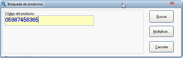 consulta de costo de producto